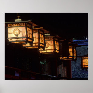 Poster Grand sanctuaire Inari, Fushimi, Kyoto, Japon
