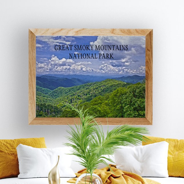 Poster Grand Smoky Mountains Newfound Gap Photo (Créateur téléchargé)