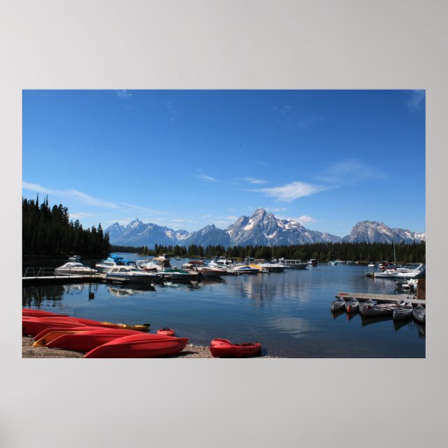 Poster Grand Teton, États-Unis, Wyoming National Park (Devant)
