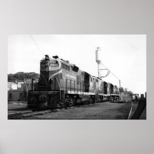 Poster Grand Trunk Railroad Portland, Maine Sept 1967