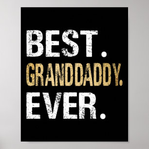 Poster Granddaddy Jamais Cadeaux De Grandgirl Grandson