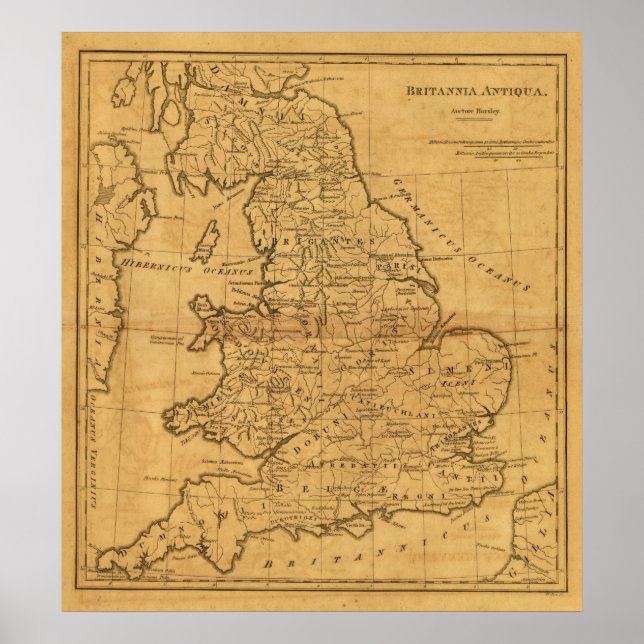 Poster Grande-Bretagne antique (Devant)