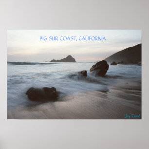 Poster Grande côte de Sur, la Californie