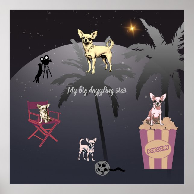 Poster Grande étoile éblouissante (Devant)