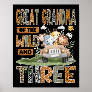 Poster Grande grand-mère du Far&amp; Trois 3ème anniversa