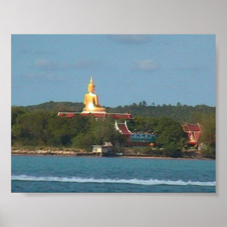 Poster Grande île de Bouddha, Thaïlande
