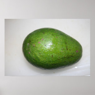 Poster grande image verte de fruit d'avacado