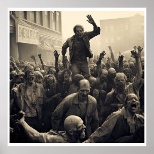 Poster Grande Insurrection de Zombies (L'ère de la Dépres