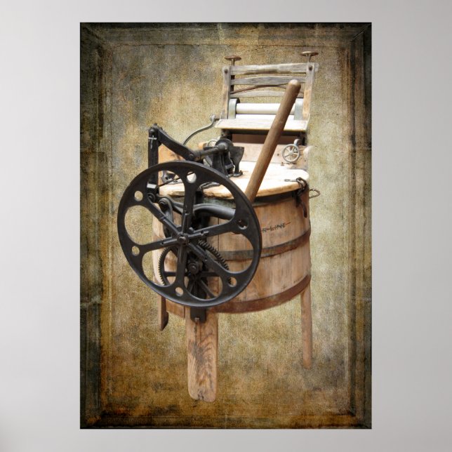 POSTER GRANDE MACHINE À LAVE DE GRANDE-MÈRE (Devant)