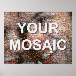 Poster Grande mosaïque (paysage)