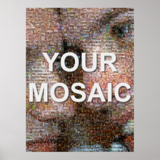 Poster Grande mosaïque (portrait)