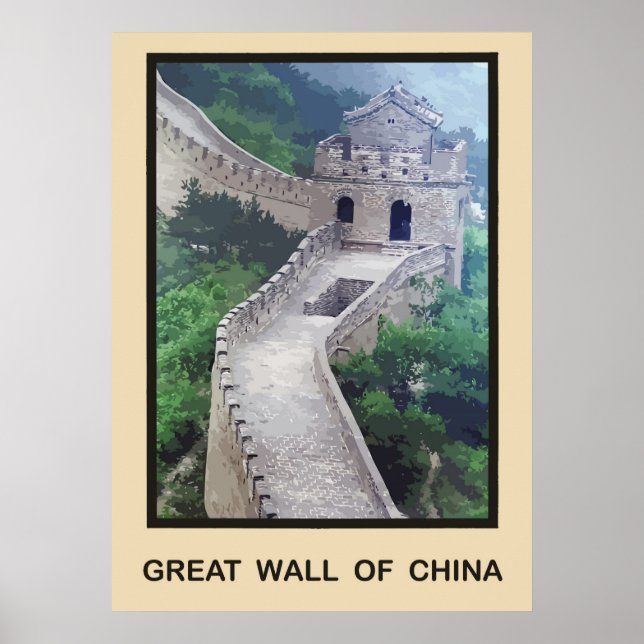 Poster Grande Muraille de Chine (Devant)