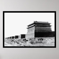 Grande Muraille de Chine à Pékin 1918