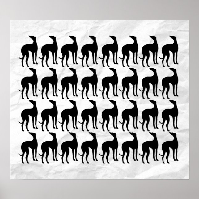 Poster Grande Muraille de Greyhounds (Devant)