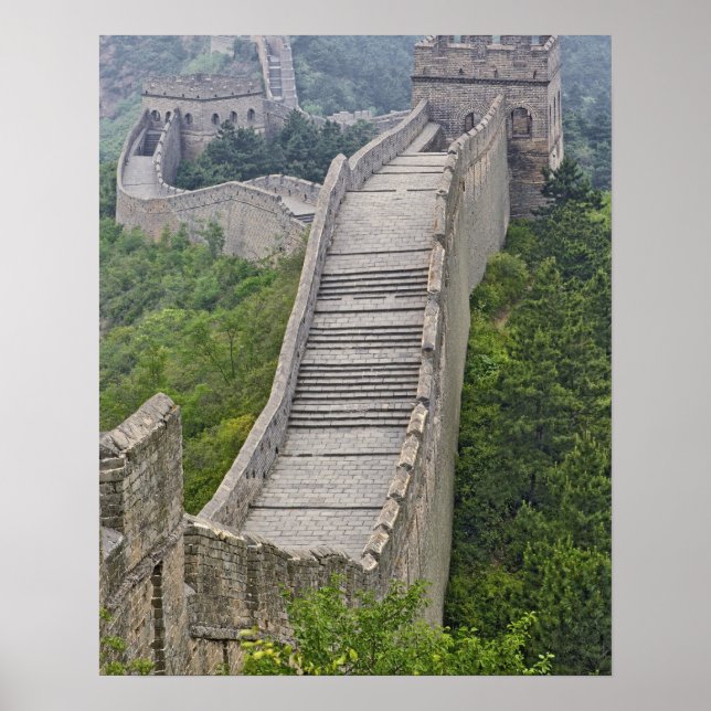 Poster Grande Muraille, Jinshanling, Chine (Devant)