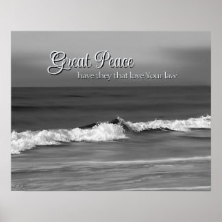 Poster Grande Paix Que L'amour De Votre Loi Oceanside