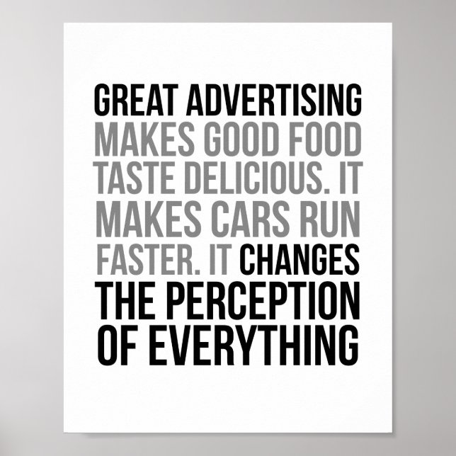 Poster Grande publicité (Devant)