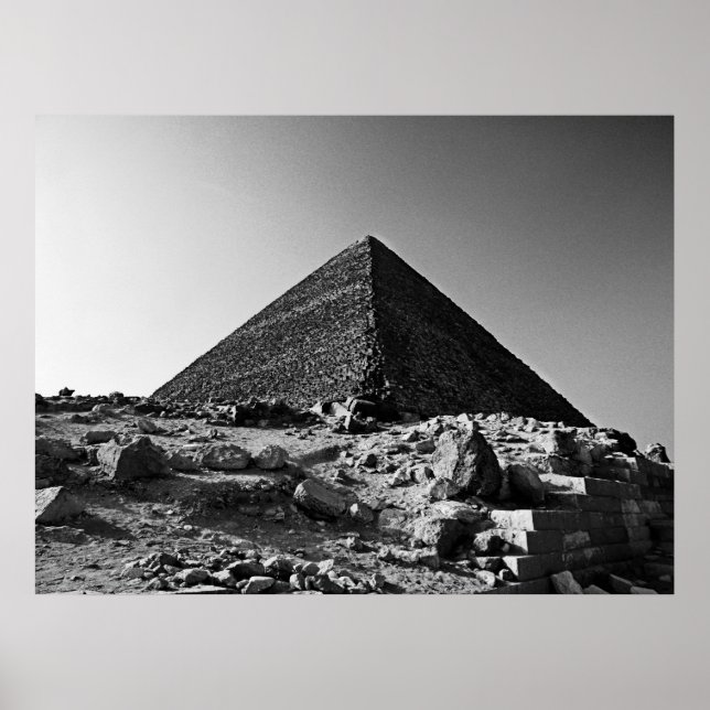 Poster Grande Pyramide de Gizeh Khoufou (Devant)