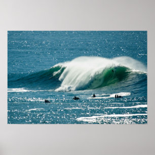 Poster Grande vague chez Mavricks