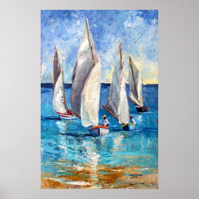 Poster Grandes voiles (Devant)