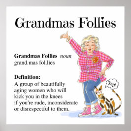 Poster-Grandmas Follies Définition Poster