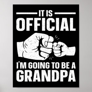 Poster Grandpa Art Pour Hommes Fête des pères Grand-Paren