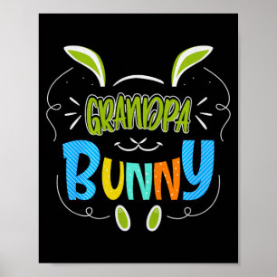 Poster Grandpa Bunny Premium Tri-blend _1