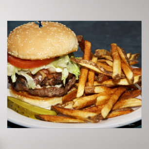 Poster Grands doubles demi de fritures et de kola