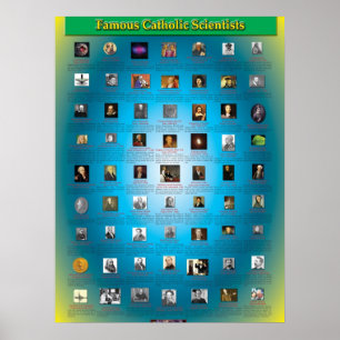 Poster Grands scientifiques catholiques