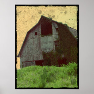 Poster Grange et lierre de Kalona
