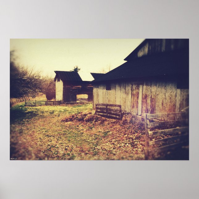 Poster Granges vintages (Devant)