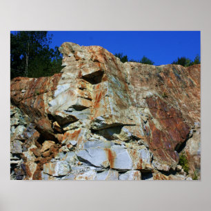 Poster Granit Rock Cliff Nature