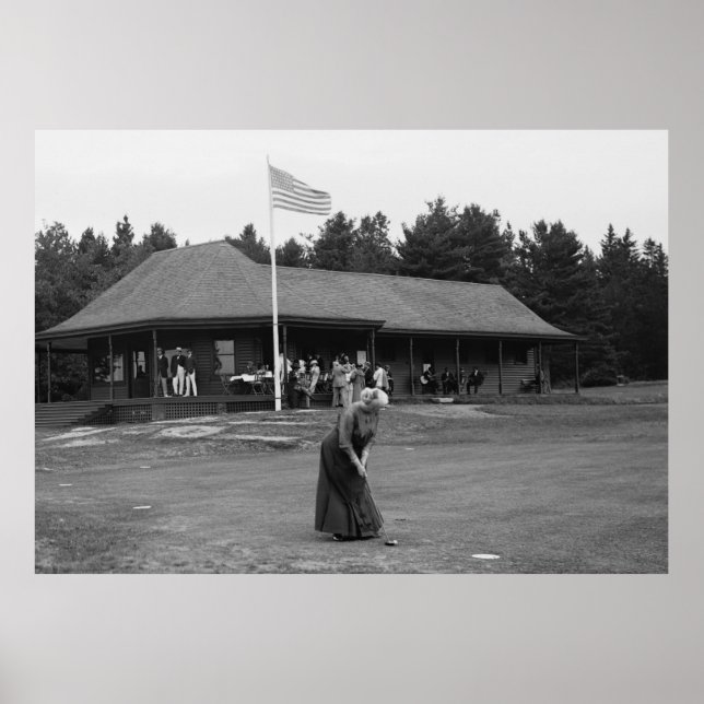 Poster Granny Lines Up a Putt, 1915 (Devant)