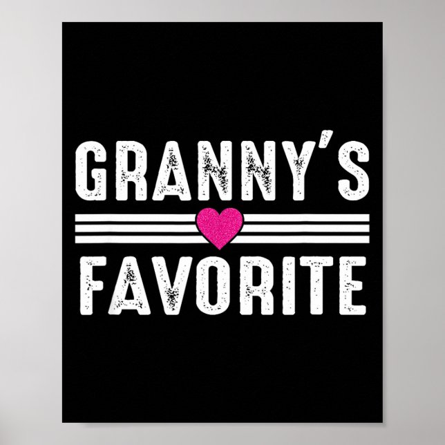 Poster Granny's Favorite  (Devant)