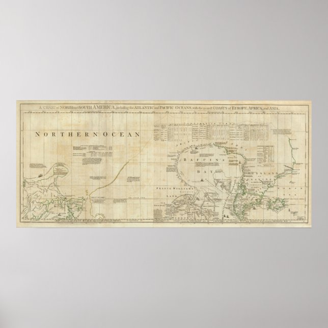 Poster Graphique contenant une partie de la mer d'Icy (Devant)