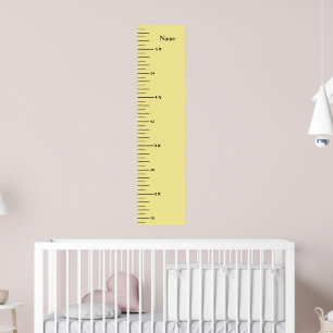 Poster Graphique de croissance Ajouter le nom de l'enfant
