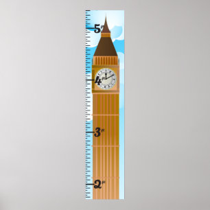 Poster Graphique de croissance de Big Ben