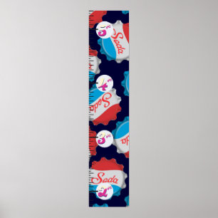 Poster Graphique de croissance de capsule de soda.