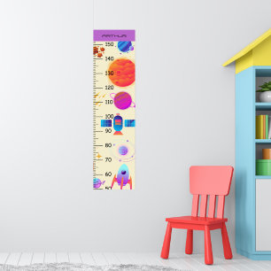 Poster Graphique de croissance de l'espace et des fusées