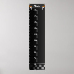 Poster Graphique de croissance du circuit de course migno