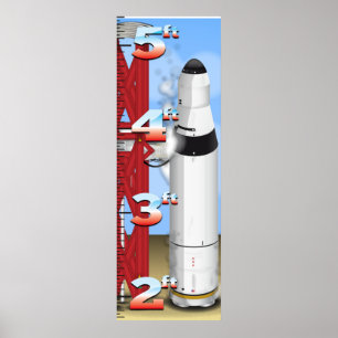 Poster Graphique de croissance du compte à rebours du lan