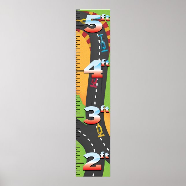 Poster Graphique de croissance du Grand Prix. (Devant)