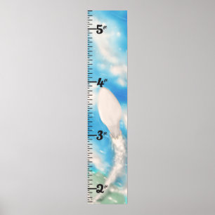 Poster Graphique de croissance du lancement de fusées