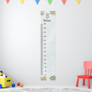 Poster Graphique de croissance personnalisé avec monogram