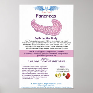 Poster Graphique de Pancreas d'élevage d'anges