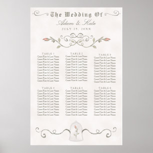 Poster GRAPHIQUE DE SIÈGE 31 - 60   Élégant Mariage de be