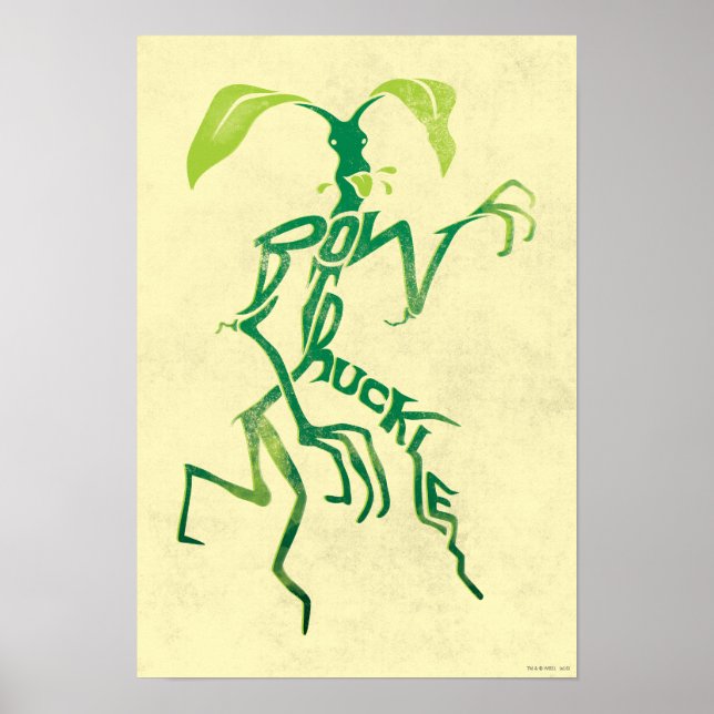 Poster Graphique de typographie BOWTRUCKLE™ PICKETT™ (Devant)