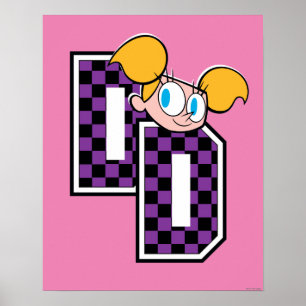 Poster Graphique des lettres de Dee Dee Athletic