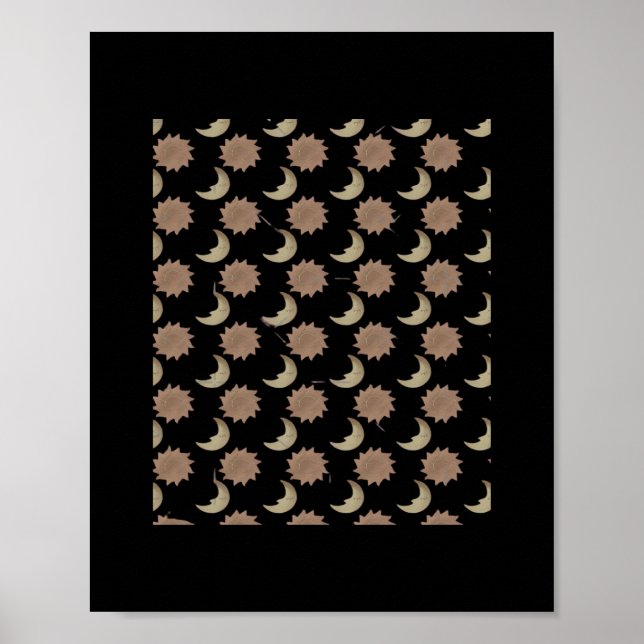 Poster Graphique des nuages Whimsigoth (Devant)