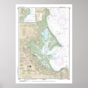 Poster Graphique des ports de Plymouth, Kingston et Duxbu